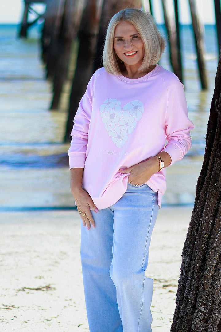 NEW Young Hearts Crew | PINK