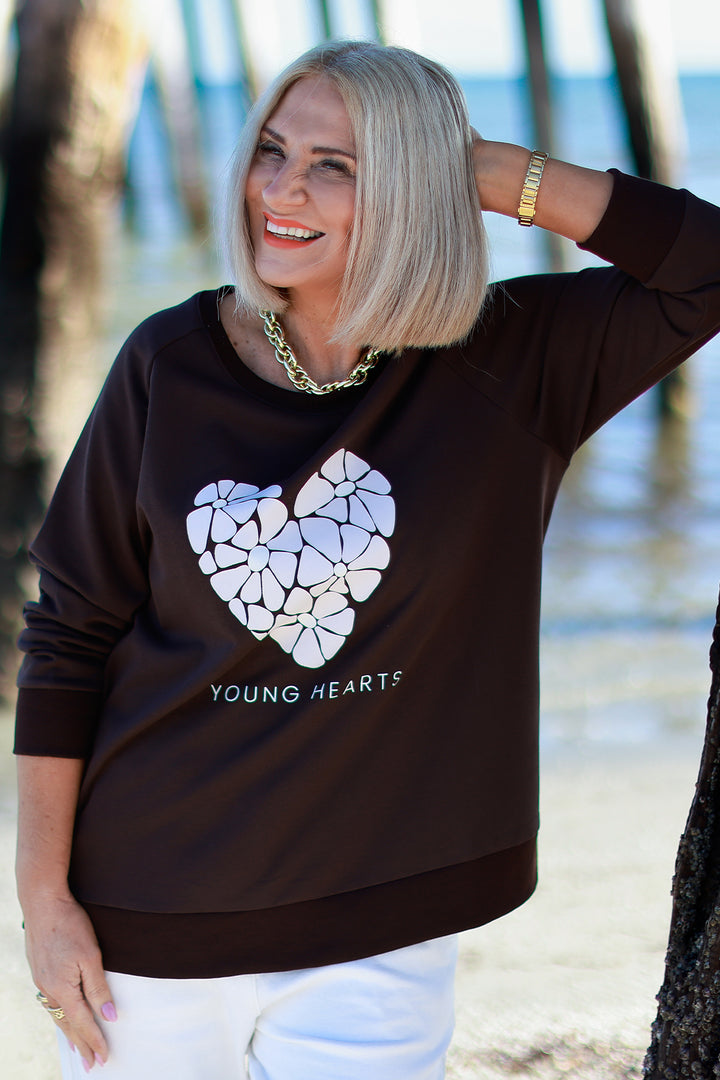NEW Young Hearts Crew | CHOC BROWN