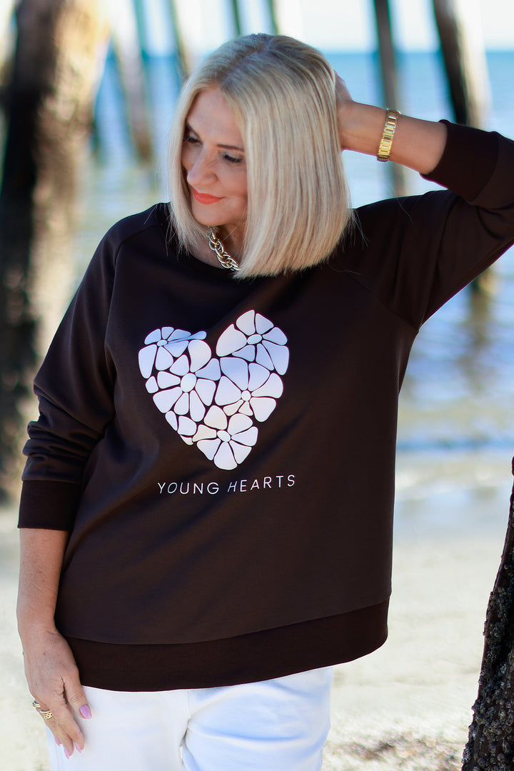NEW Young Hearts Crew | CHOC BROWN