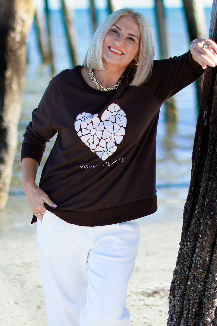NEW Young Hearts Crew | CHOC BROWN