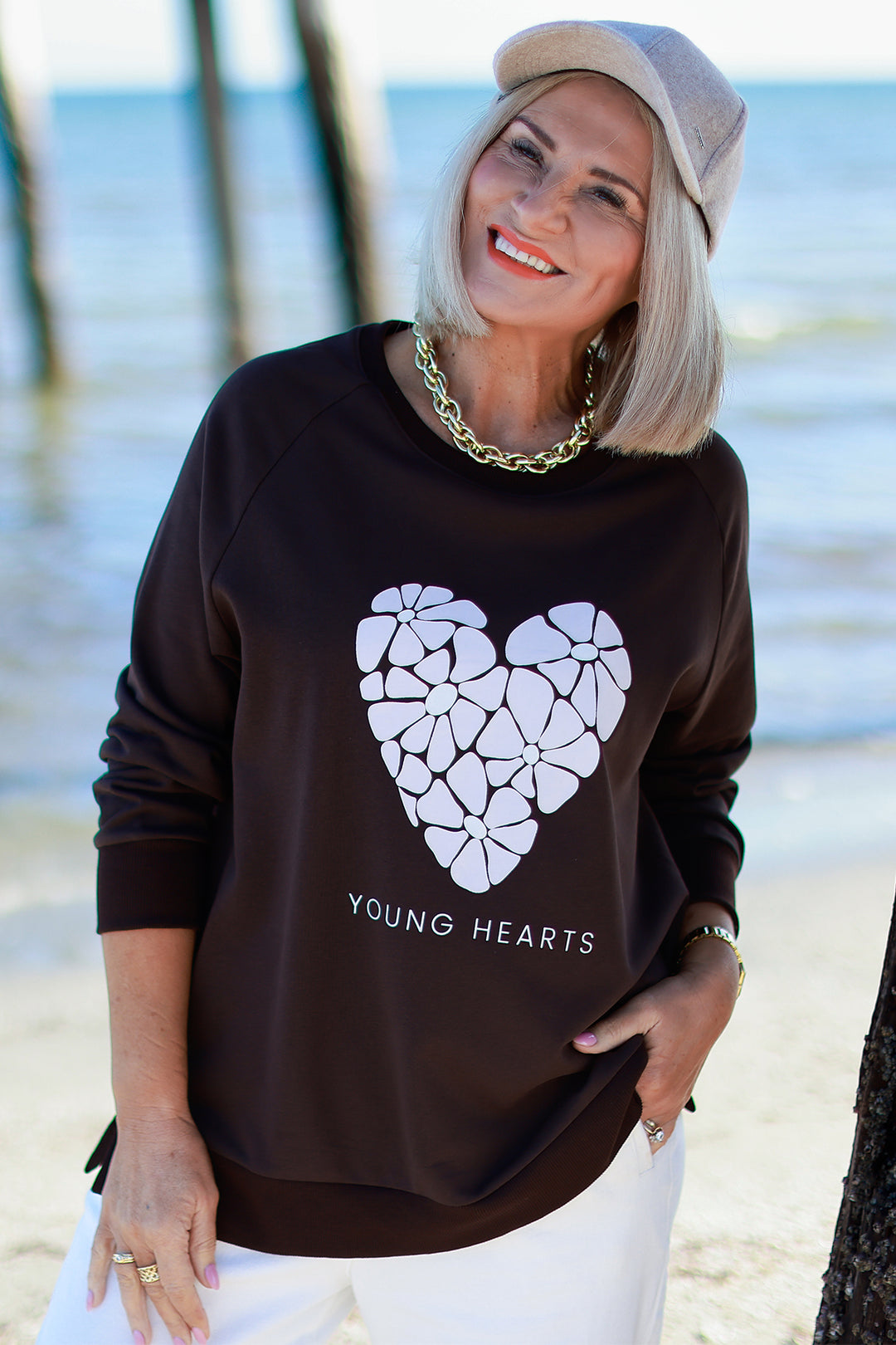NEW Young Hearts Crew | CHOC BROWN