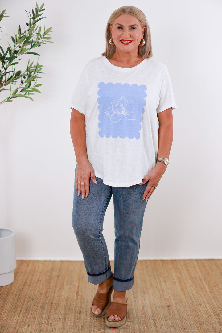 Magnolia T-Shirt | WHITE