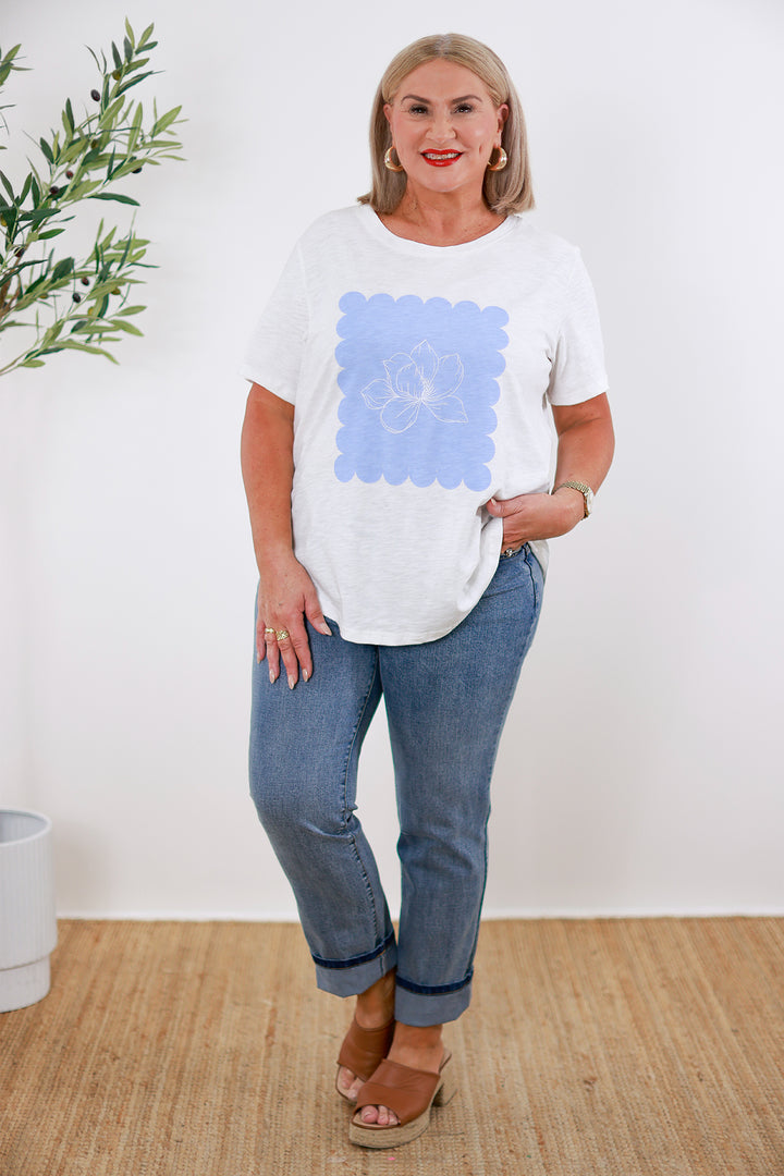 Magnolia T-Shirt | WHITE