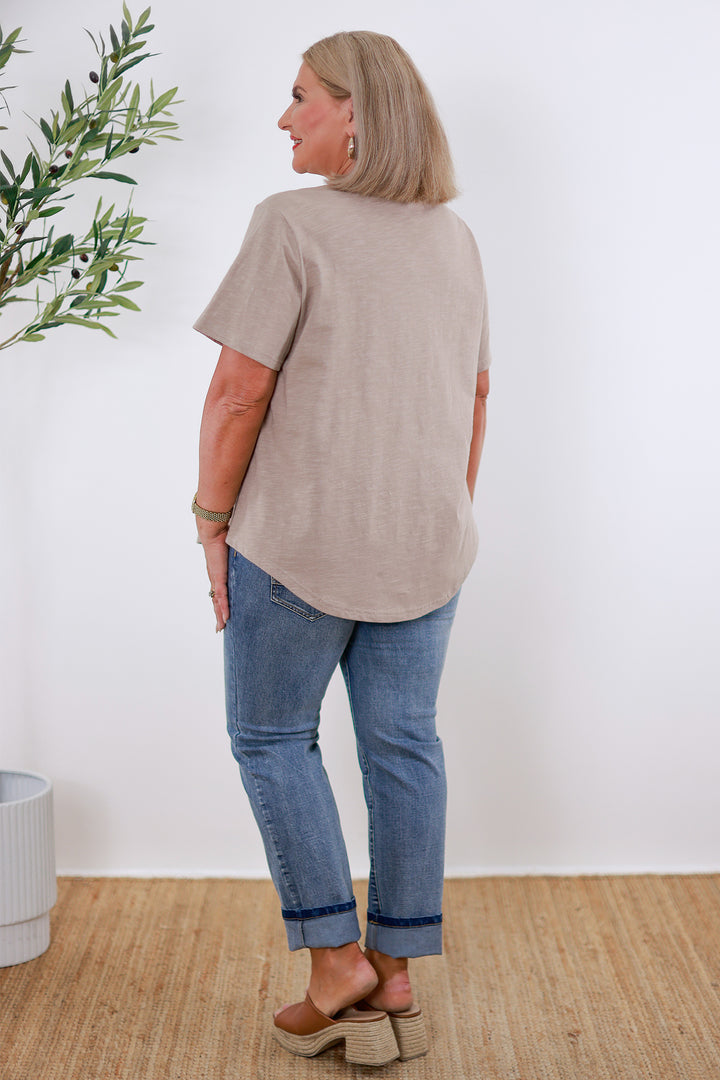 Young Hearts T-Shirt | TAUPE