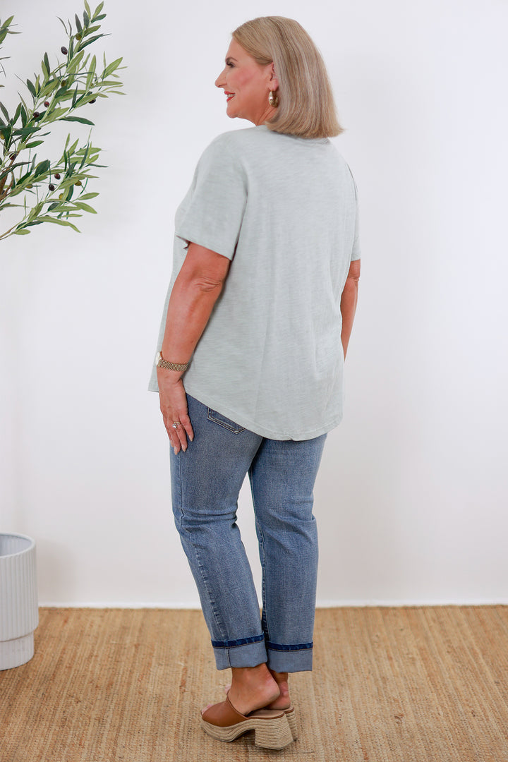 Leafy T-Shirt | Sage GREEN