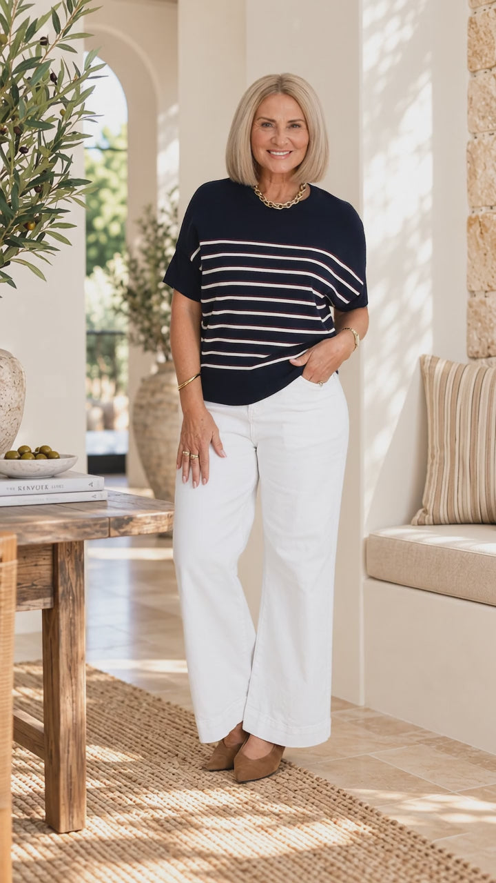 Euphoria Knit Top | NAVY
