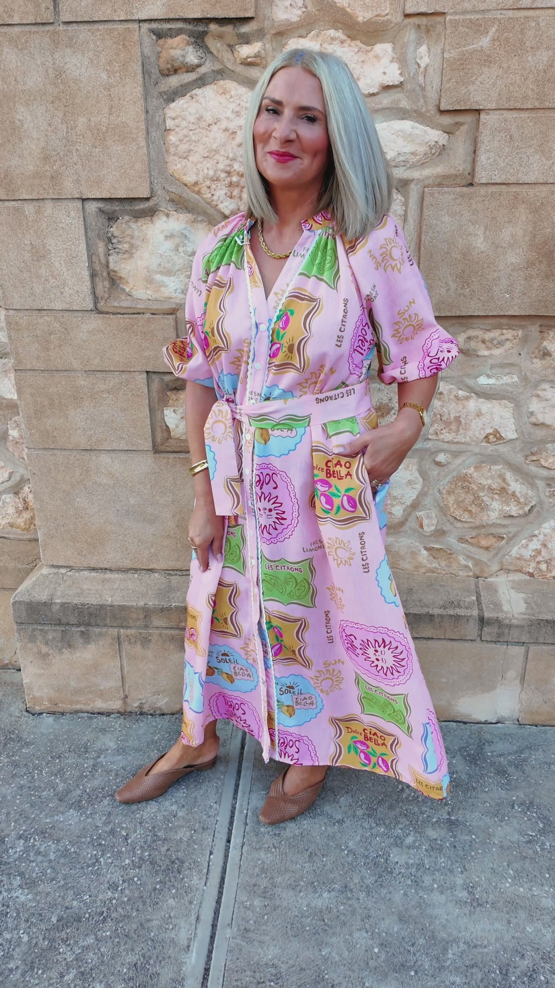 Dolce Bella Shirt Dress | PINK