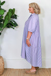 Sterling Shirt Dress | Blue Stripe