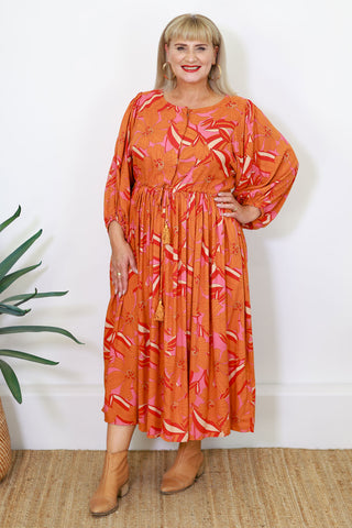 Rakel Tiered Dress | Green