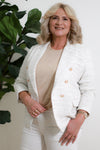 Nici Blazer | White Fleck