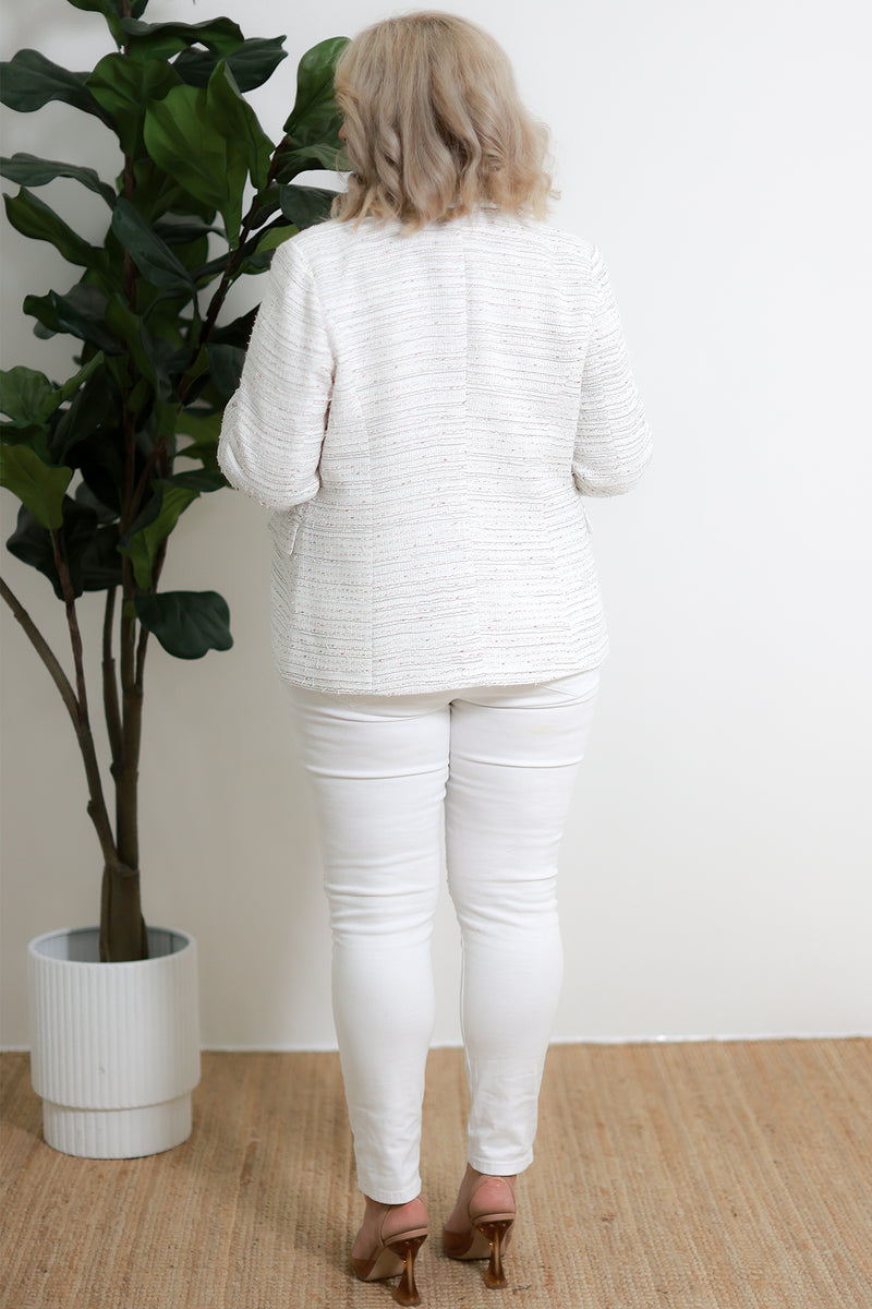 Nici Blazer | White Fleck