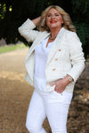 Nici Blazer | White Fleck