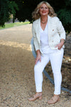 Nici Blazer | White Fleck