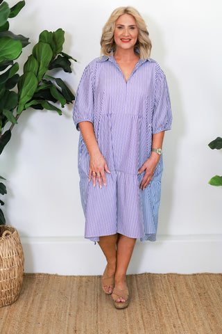 Rakel Tiered Dress | Green