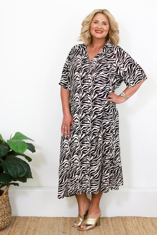 Rakel Tiered Dress | Green