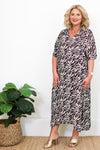 Gianni Shirt Dress | Zebra