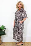 Gianni Shirt Dress | Zebra