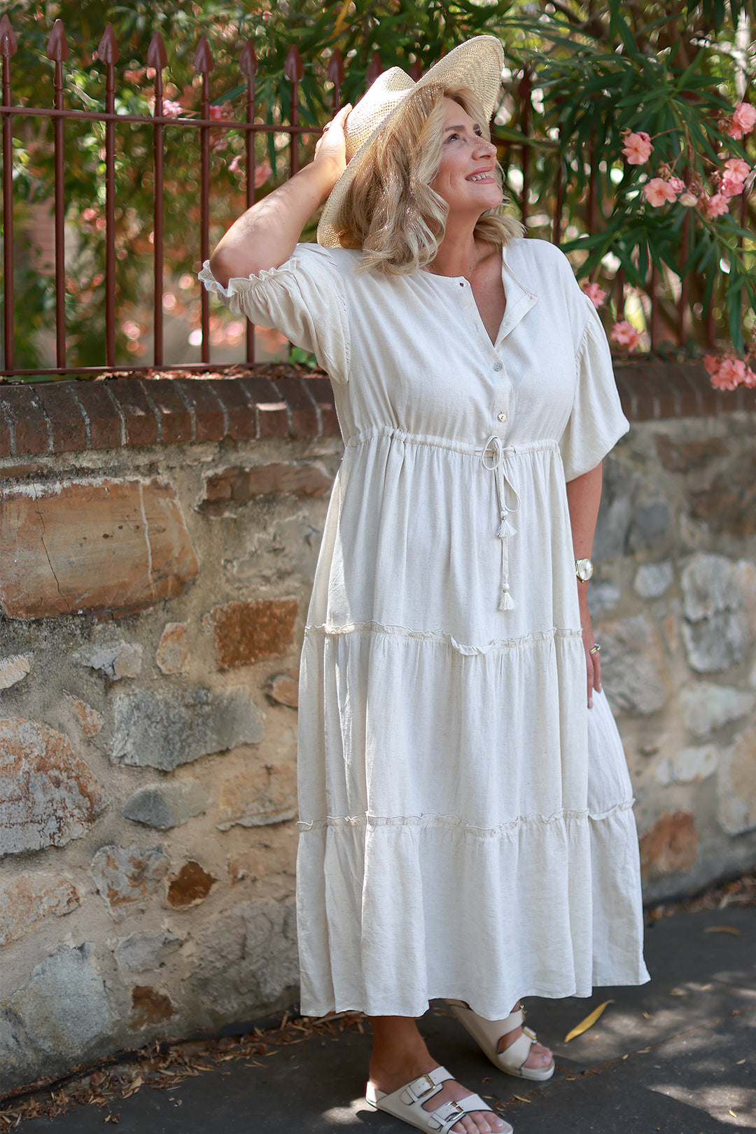 Samara Midi Dress | Oatmeal