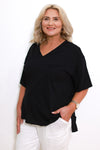 Relaxed Pocket Tshirt | Black