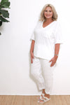 Relaxed Pocket Tshirt | White