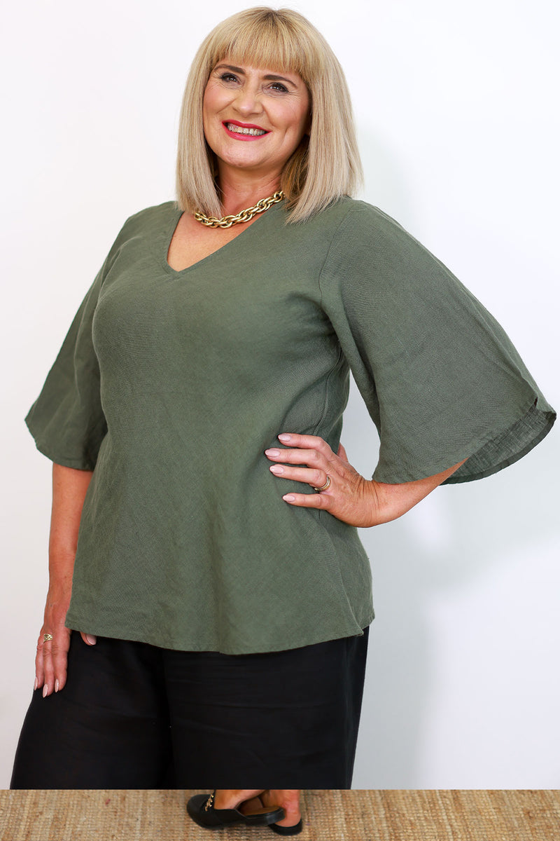 Debonaire Top | Green