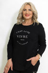 Essentials Long Slv Tee | Black