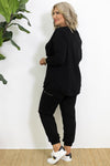 Essentials Long Slv Tee | Black