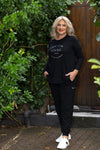 Essentials Long Slv Tee | Black