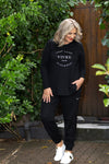 Essentials Long Slv Tee | Black