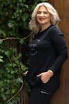 Essentials Long Slv Tee | Black