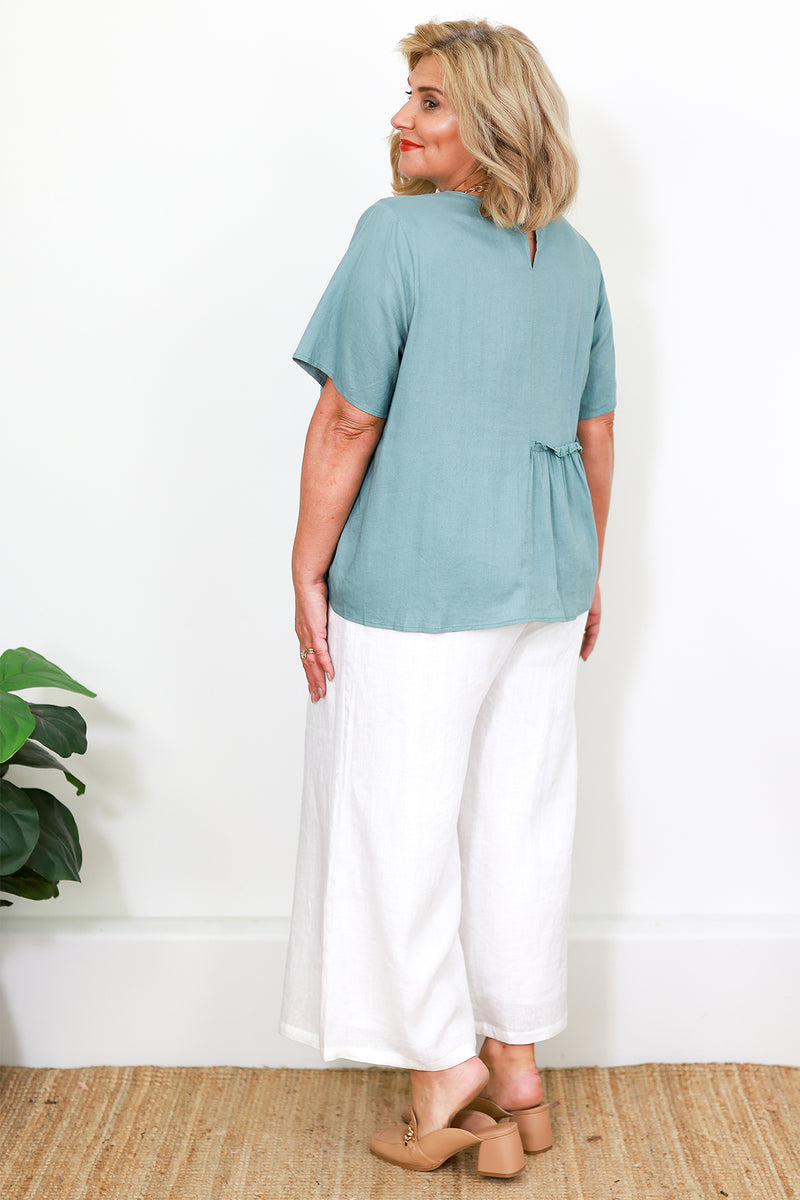 Triana Top | Sage