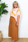 Natural | Amara Wide Leg Pant