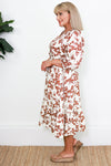 Pippa Blossom Dress | Tan