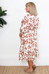 Pippa Blossom Dress | Tan