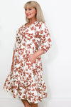 Pippa Blossom Dress | Tan