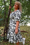 Pippa Blossom Dress | Black